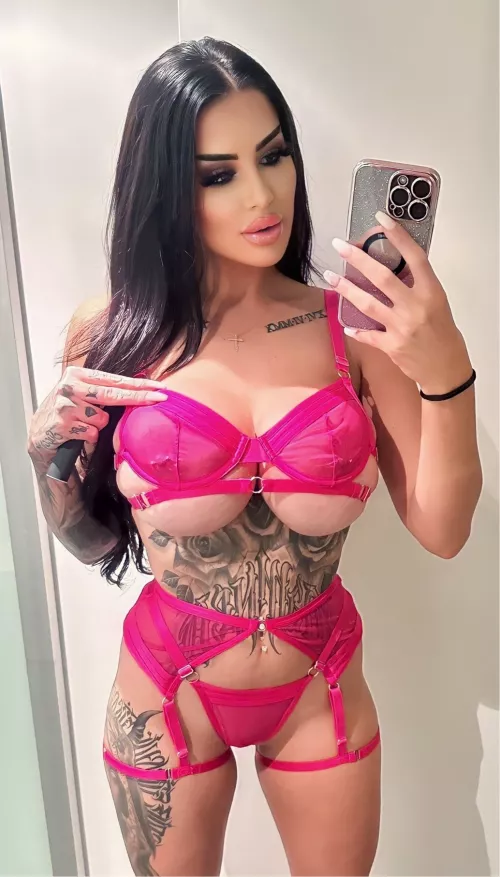 Angelique in pink by NewBimboSimp