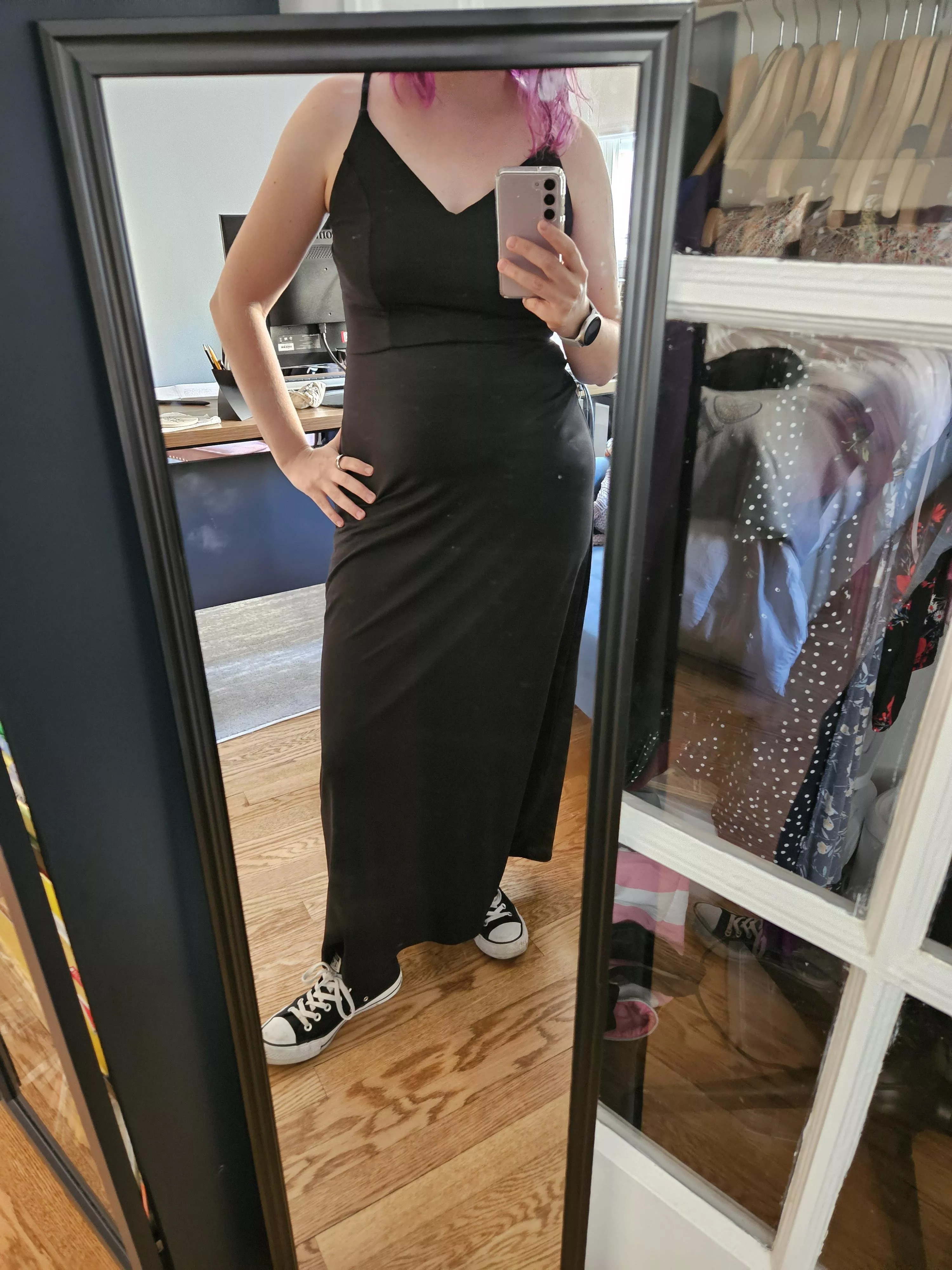 Casually sexy dress with my chucks posted by willcumforpopplers