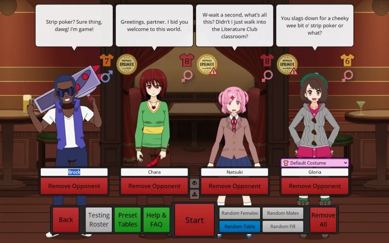 [Discussion][Chara] Just found out this stripping game has Chara in it, and she's one of the best characters I've played with, she really feels like Chara by DM_ME_OCEAN_FACTS