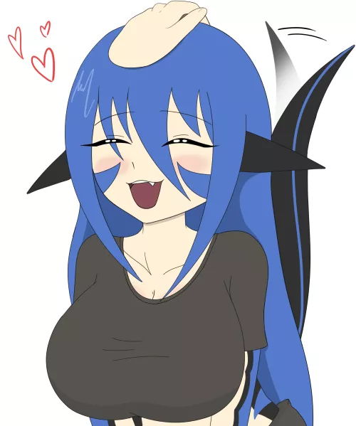 Headpat the raptor girl! (Takano) by theTrexM