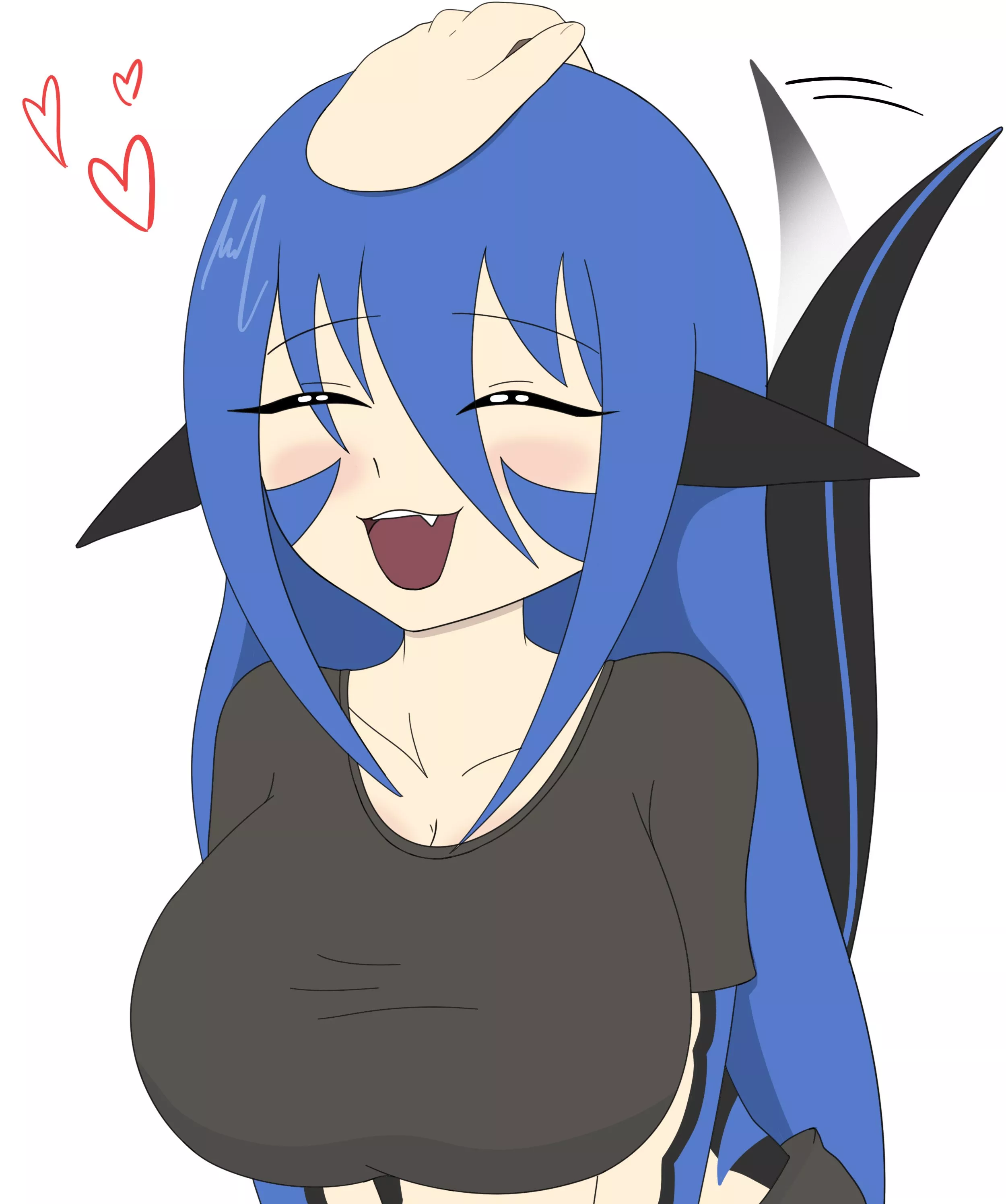 Headpat the raptor girl! (Takano) posted by theTrexM