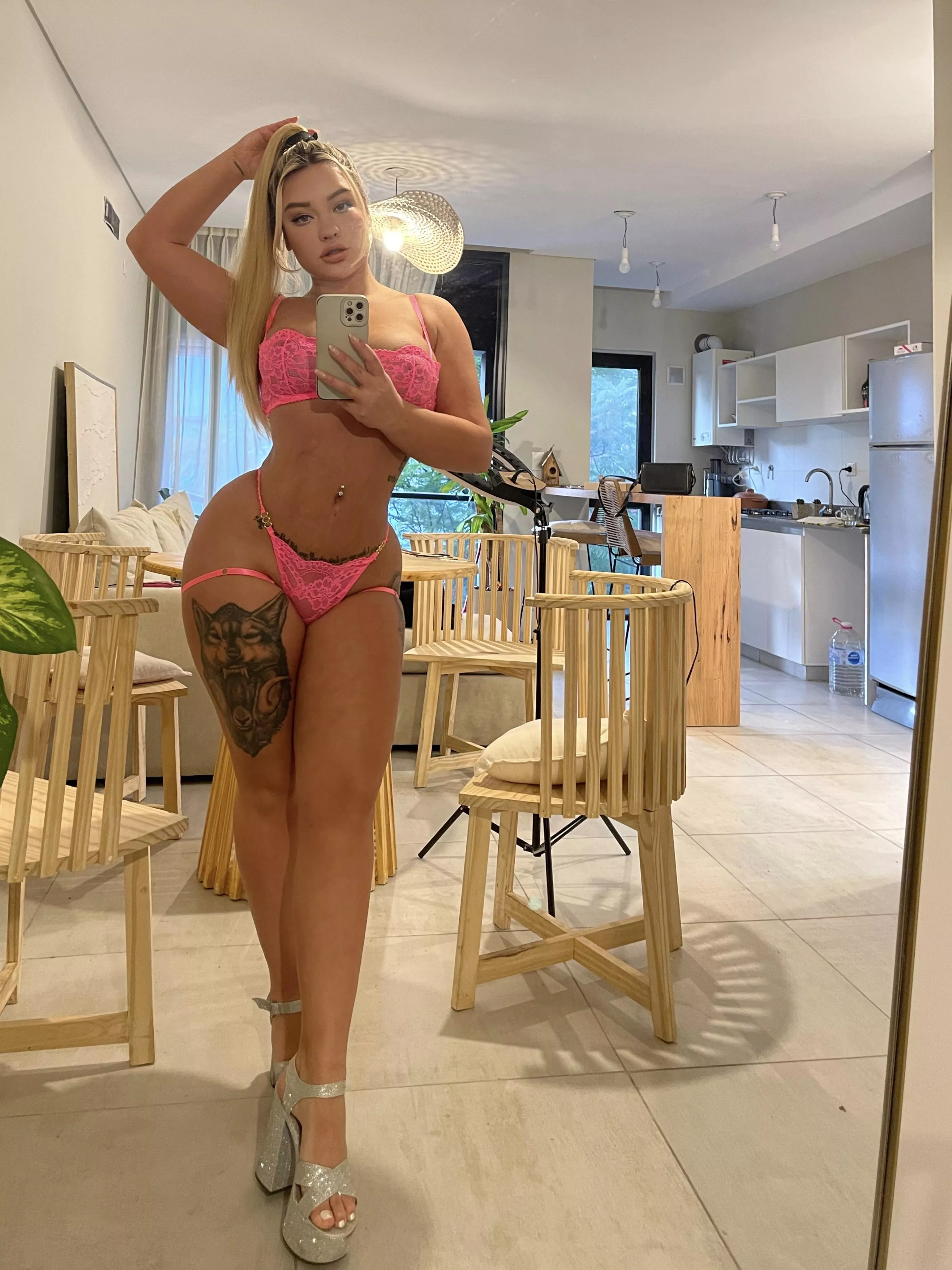 I think this pink bra needs to be taken off posted by Nathyblessed