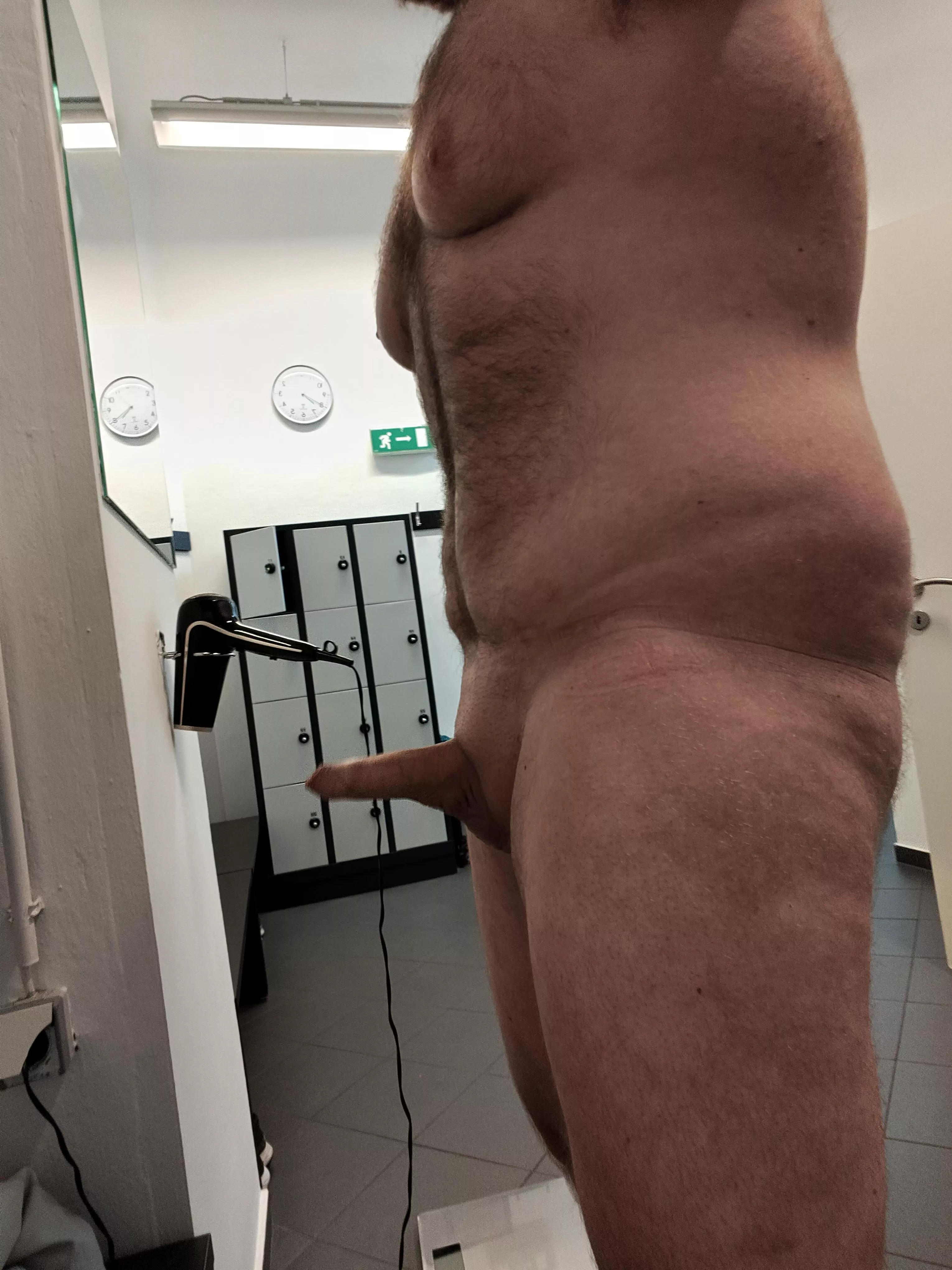 Maybe a little to exicted to be back at the gym posted by funnyclownnot