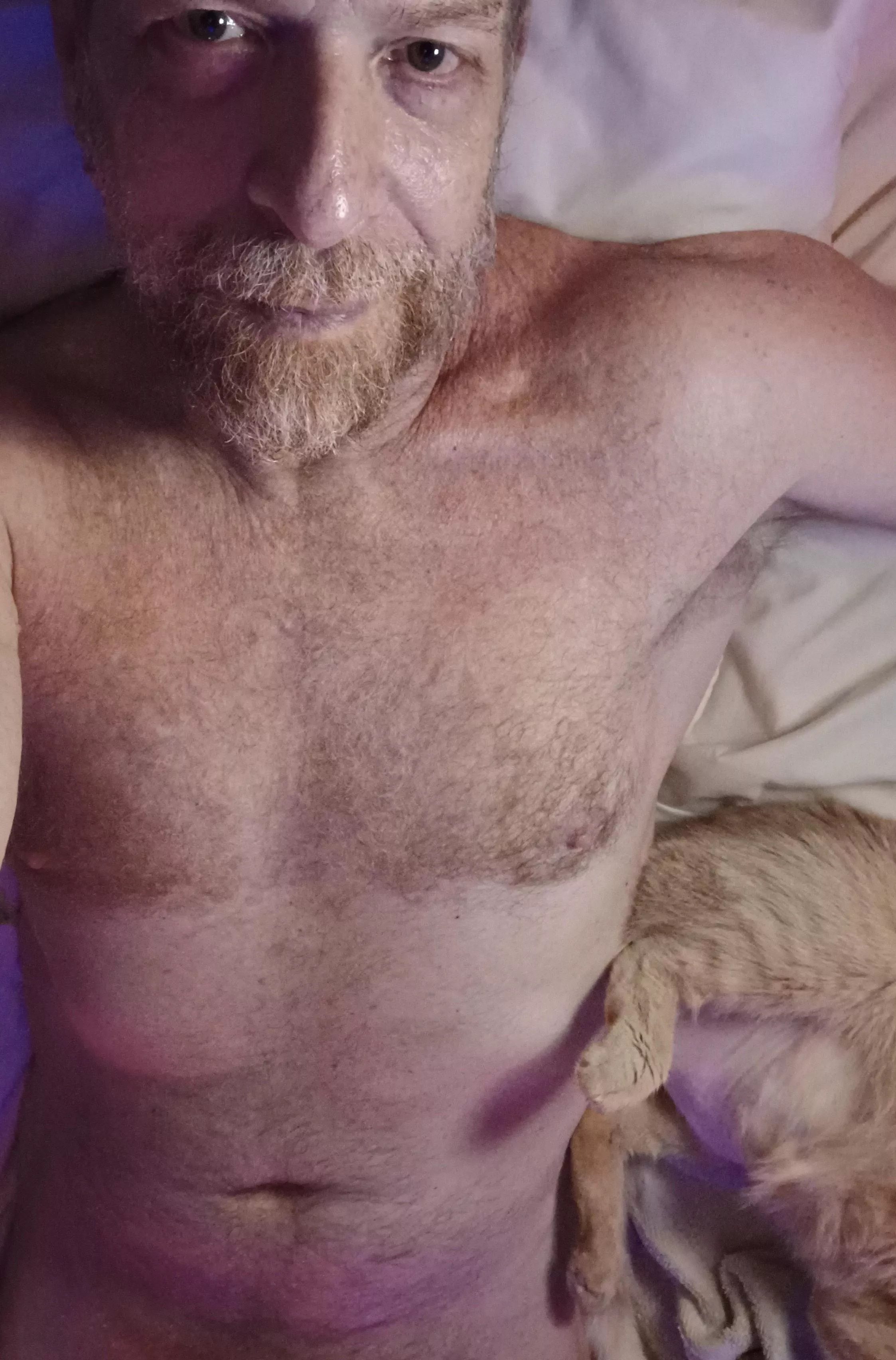 My Buster boy and I posted by hairyartist