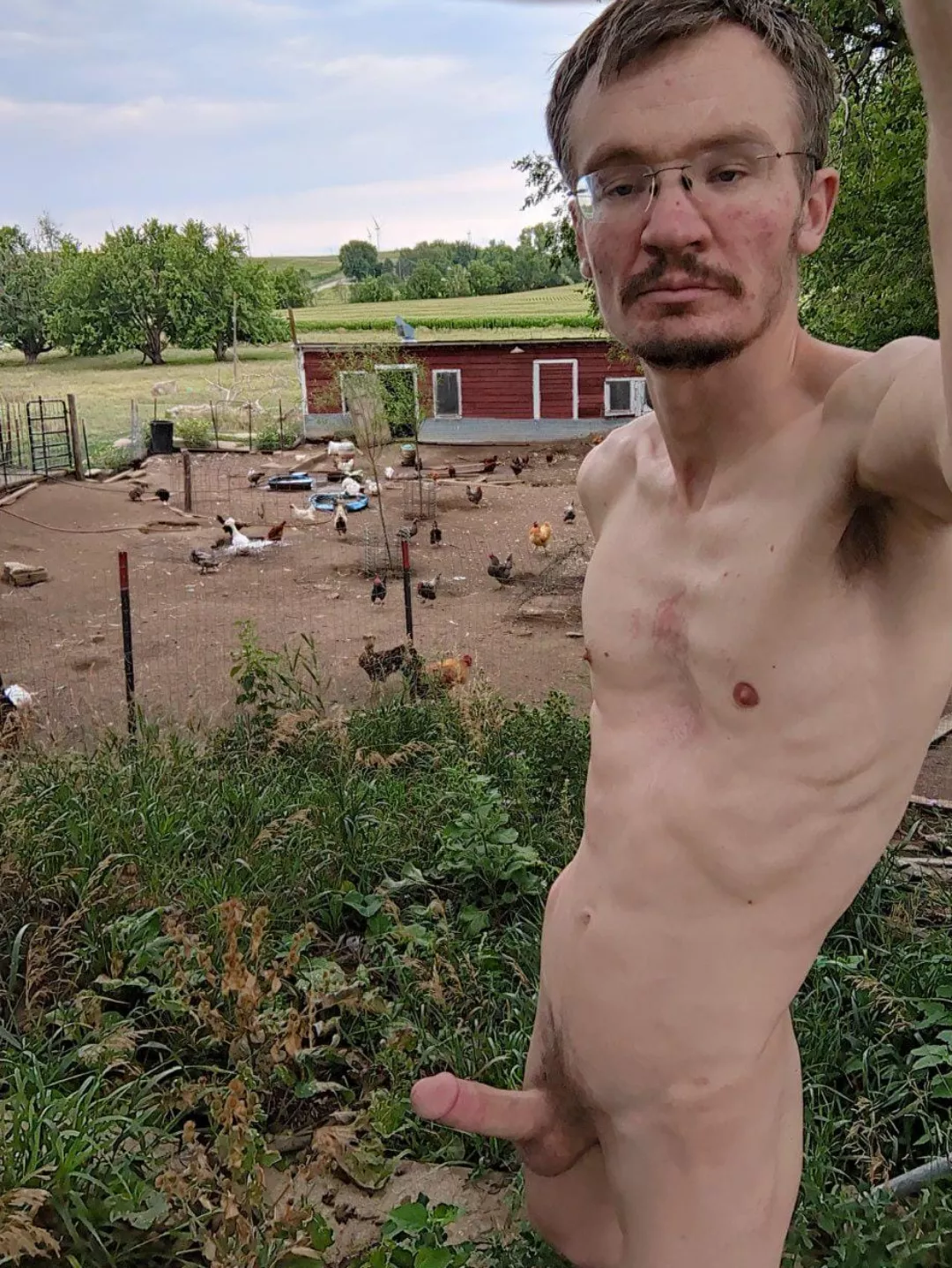 Outside doing chores 🦆🐓🐮 posted by SilverAd4644