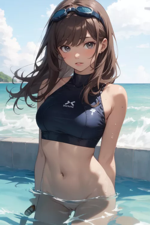 Pool break (pixai) by DammyAiHentai