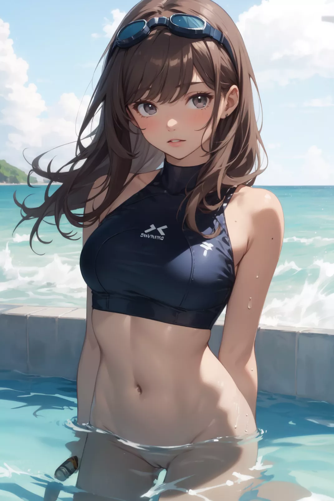 Pool break (pixai) posted by DammyAiHentai