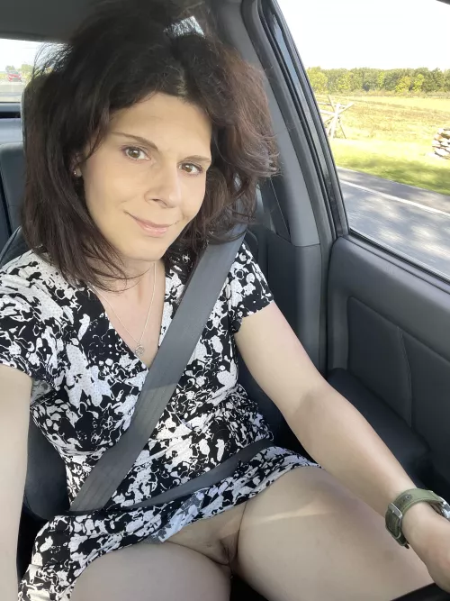 Smiling with no panties and a cute dress is how I rock it everyday (41F) by TheRealAutumnGoddess