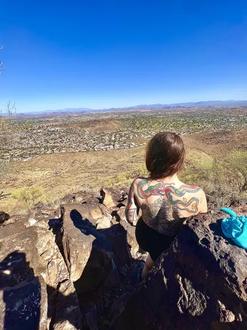 Titties towards the city! by Clitarissaa