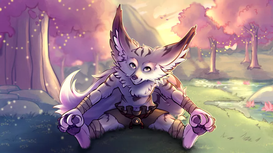 After Training Stretch (art by me) by PewPewChicken