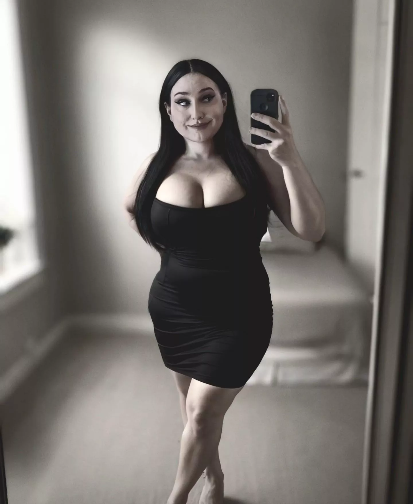 Always looking for an excuse for a tight black dress posted by ThighHiBby
