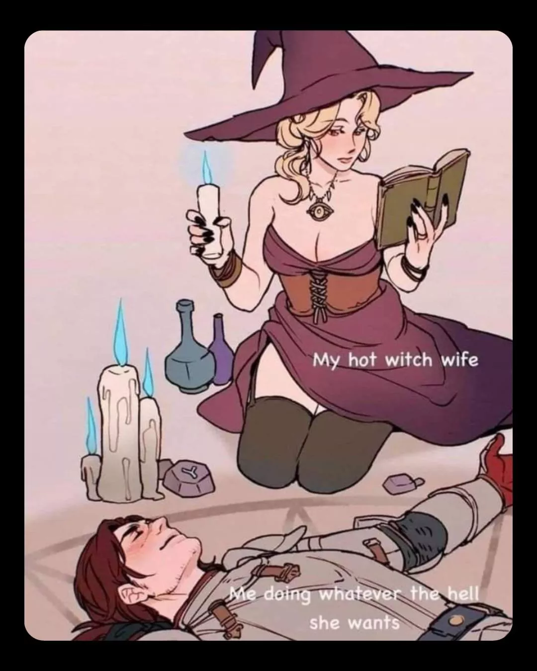 Being a domme into magick: posted by AnUnknownDisorder