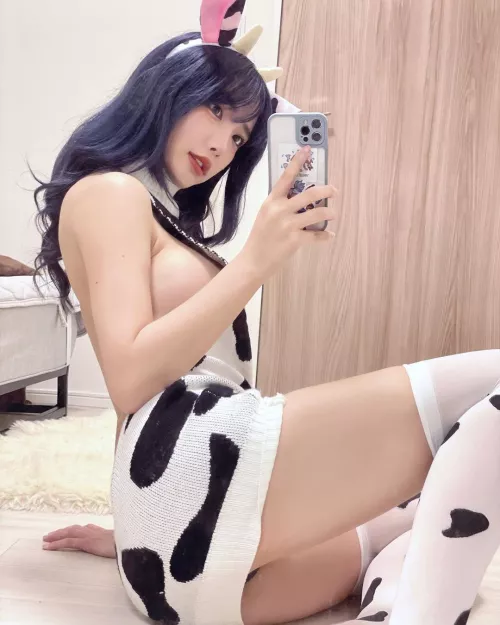 Cow girl by Majestic_Painter8660