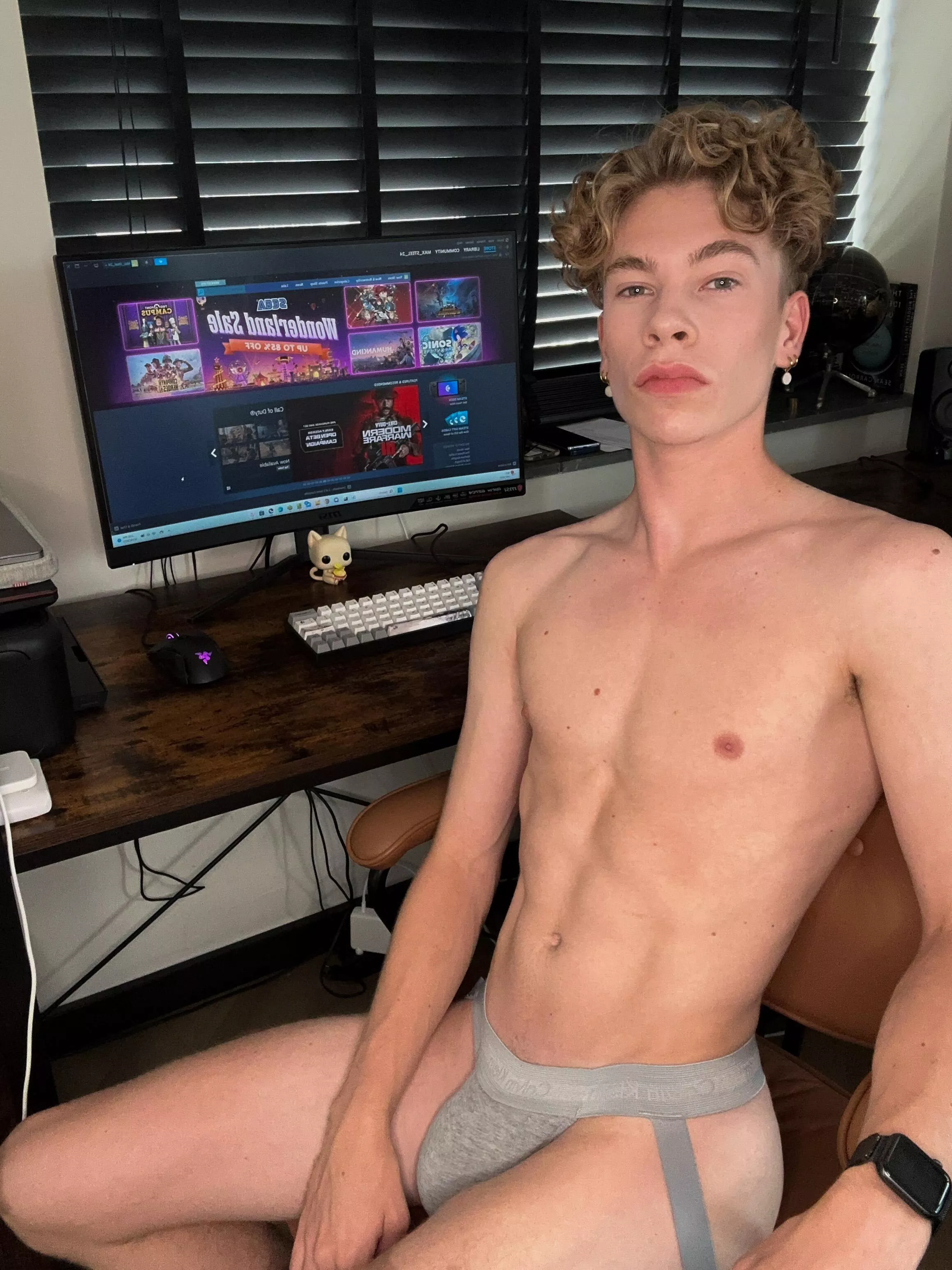 Got my new jockstrap, is it approved? :) posted by aidenflare