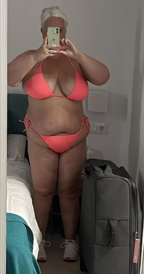 Got to love my orange bikini by BigboobsChazza