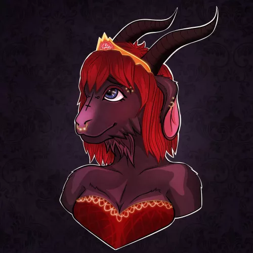 Her name is Baphomette :3 by Bubbly-Bird-8880