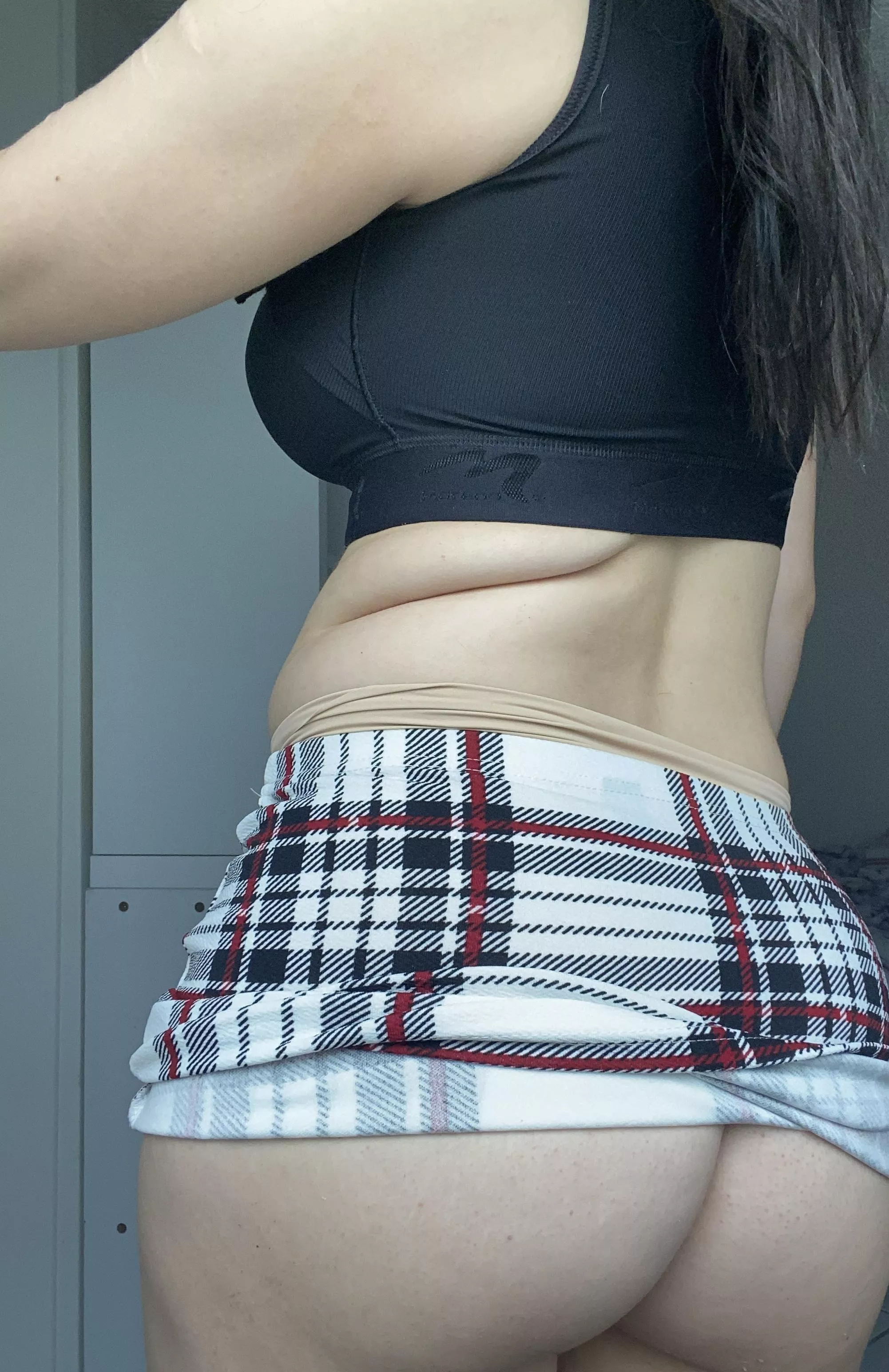 I hope you're glad you got a peek under my skirt posted by ChocolateChippi