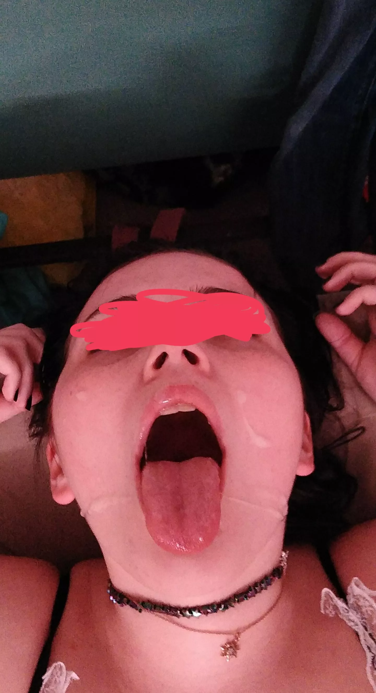 I swallowed most of it😭 posted by pamtyboi7812