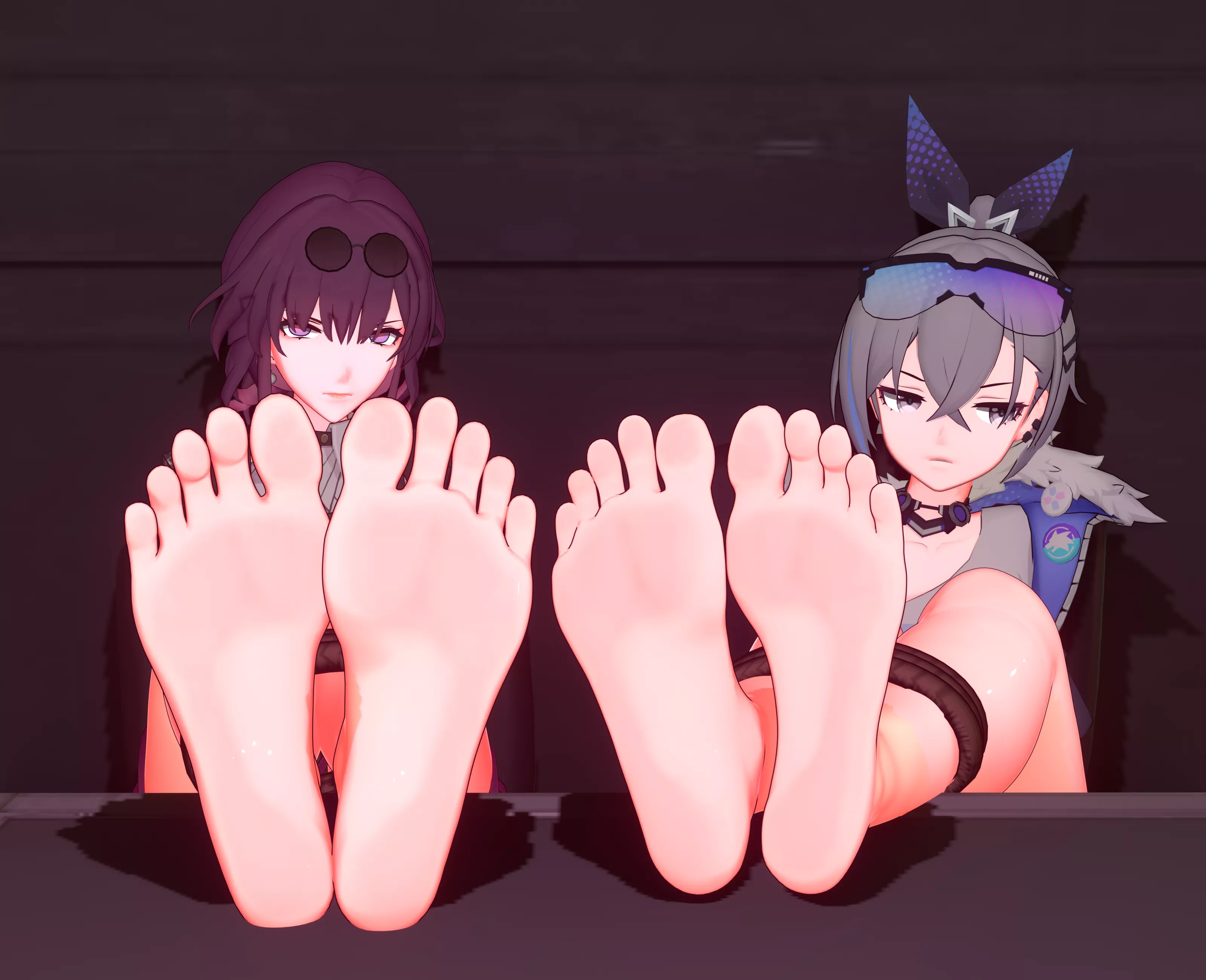 Kafka and Silver Wolf (Honkai: Star Rail) [Artist: AUXP) posted by ComaOfSouls