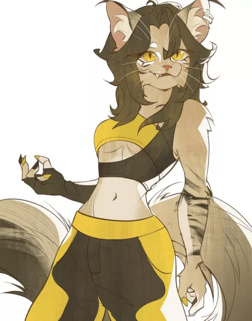 My first cat oc c: by JudgmentAwkward5632