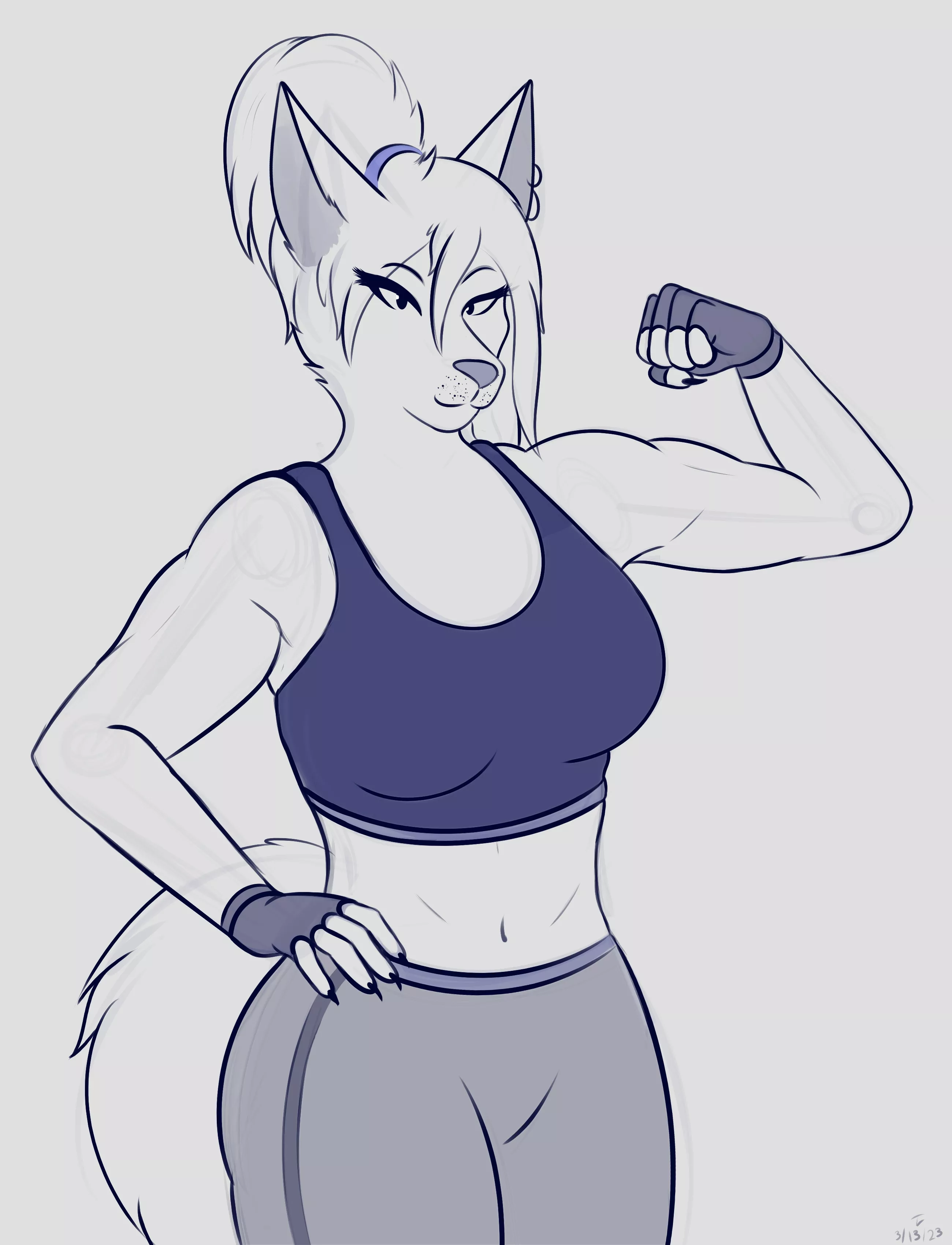 [OC] Gains💪🐺 posted by Zutroy2117