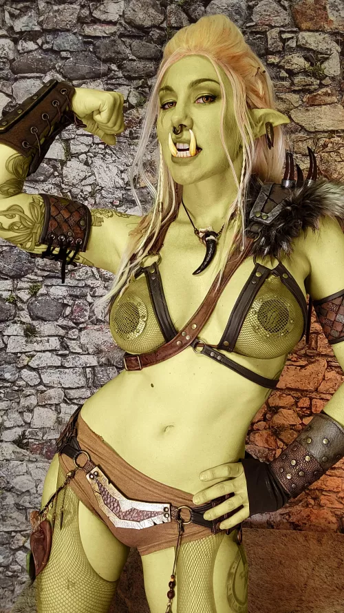 Orc ready to break u (cosplay) by FerrynleFay