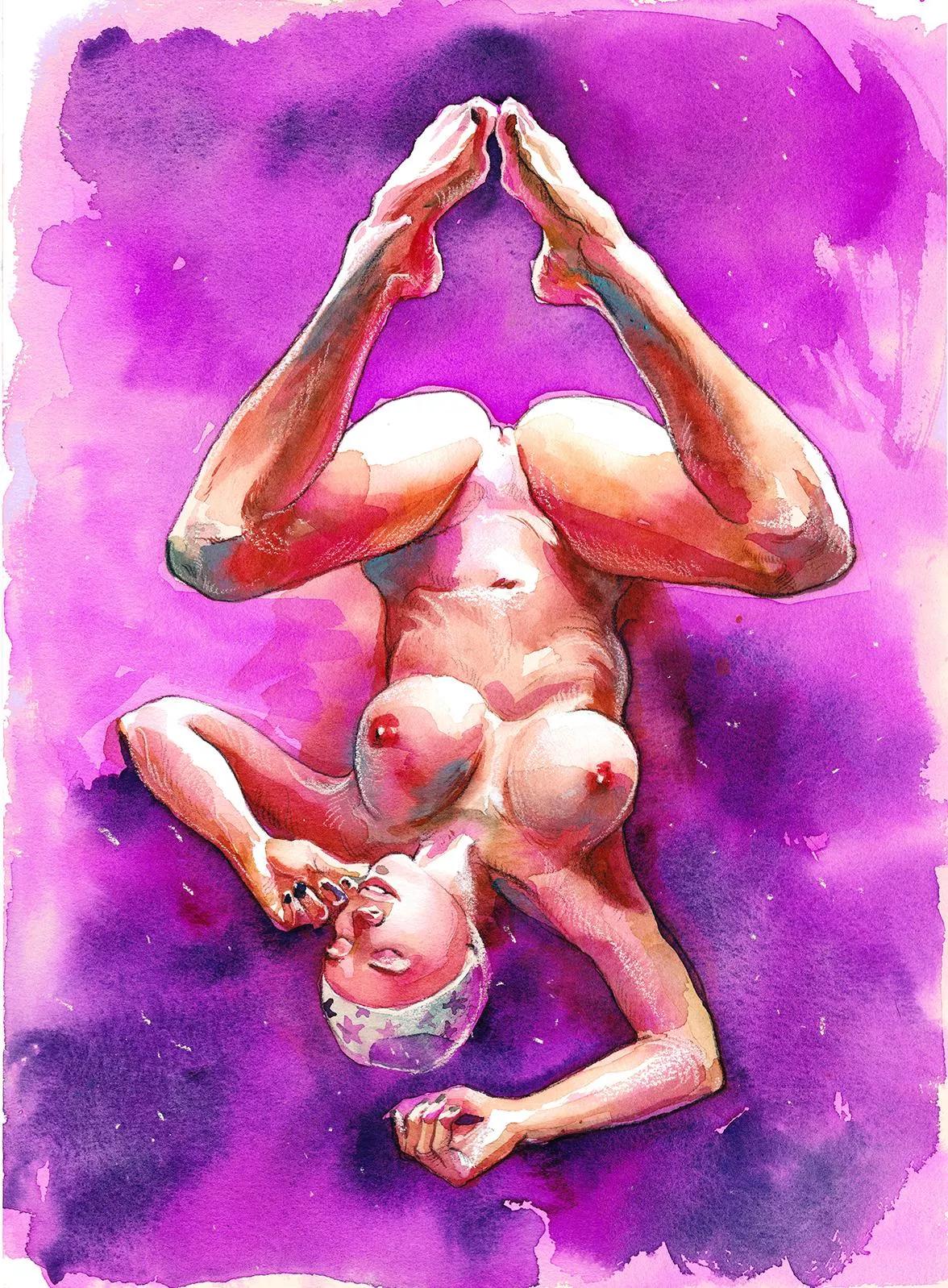 Purple posted by valeria_ko_art