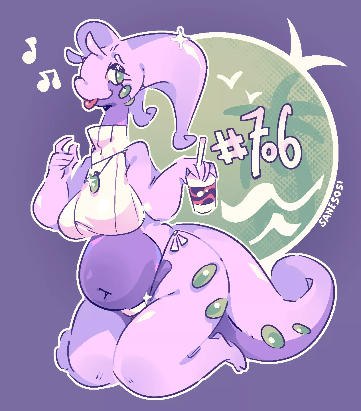 [Q] goodra's vacation. comm for anon posted by sanesosi