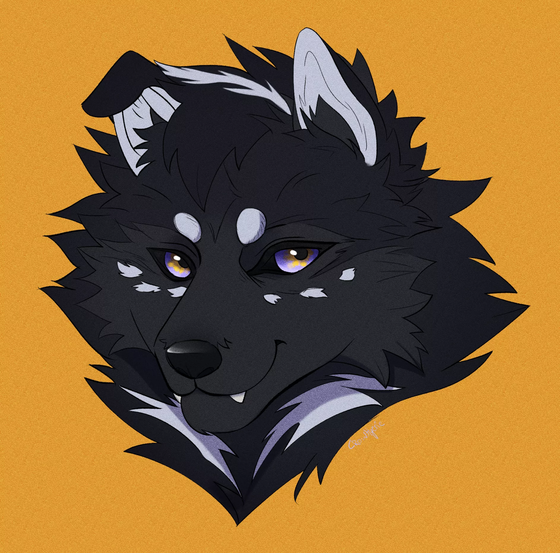 Re-drew the fursona I made as a teen, I might keep him as my actual fursona tbh. His name is Kuro! posted by Crow5202