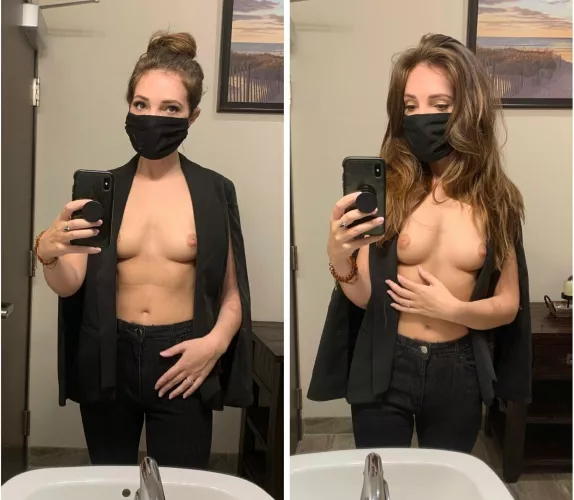 Seducing my work crush.. hair up or down❔💼 by hedonist-honey