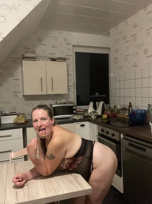 Shhhh don’t tell hubby what we did in the kitchen... by Gio_vanm