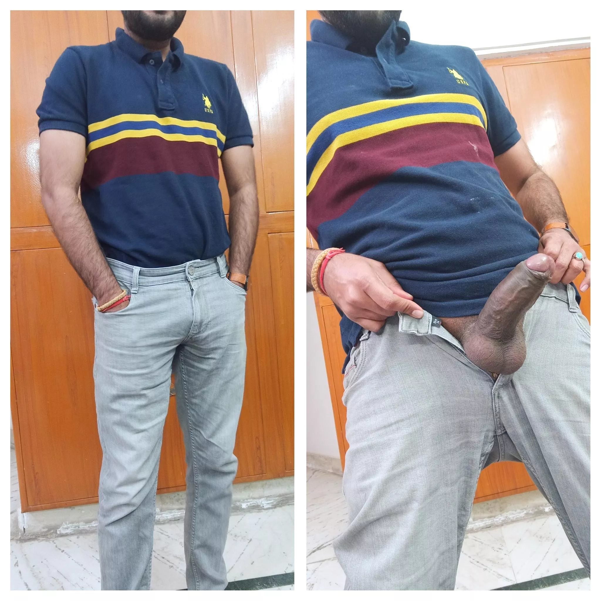 When we meet for a date and your eyes ogle my jeans wondering how big he might be? We enter your place. You didn't imagine it wld be so thick and veiny, did u? posted by rohandotk