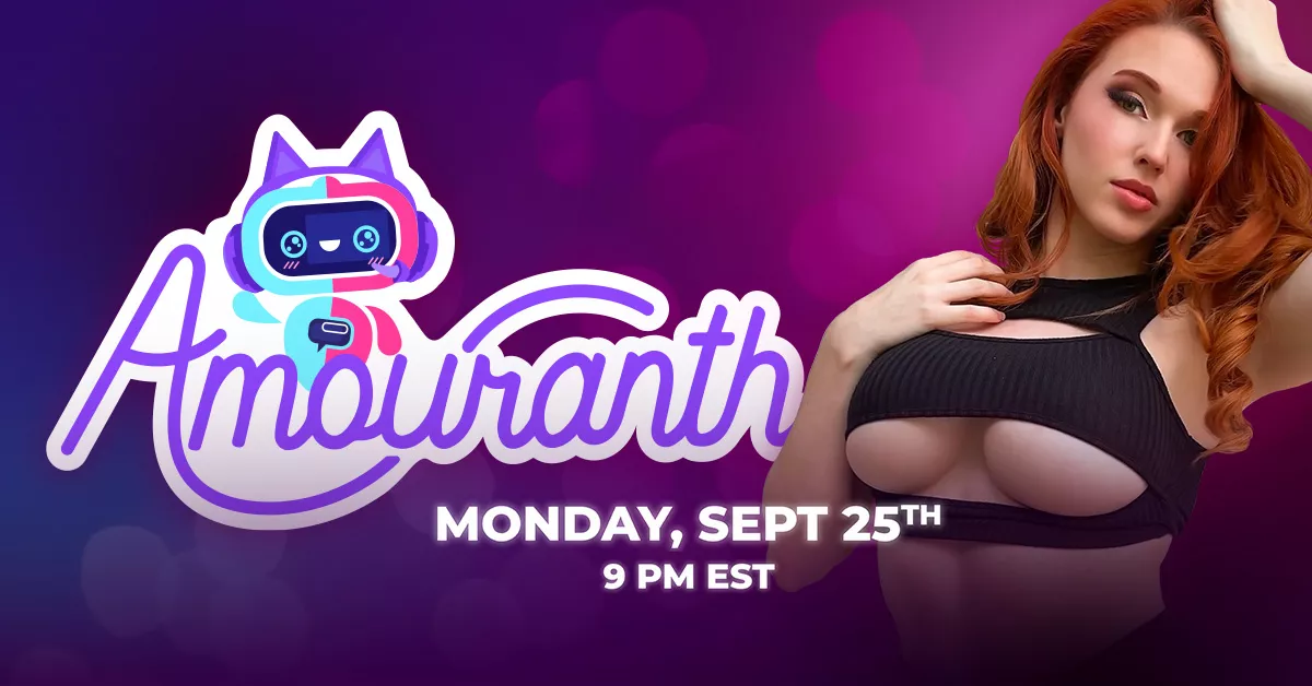 Will you be watching Amouranth LIVE on Jerkmate in 1hr posted by InfamousForever5720