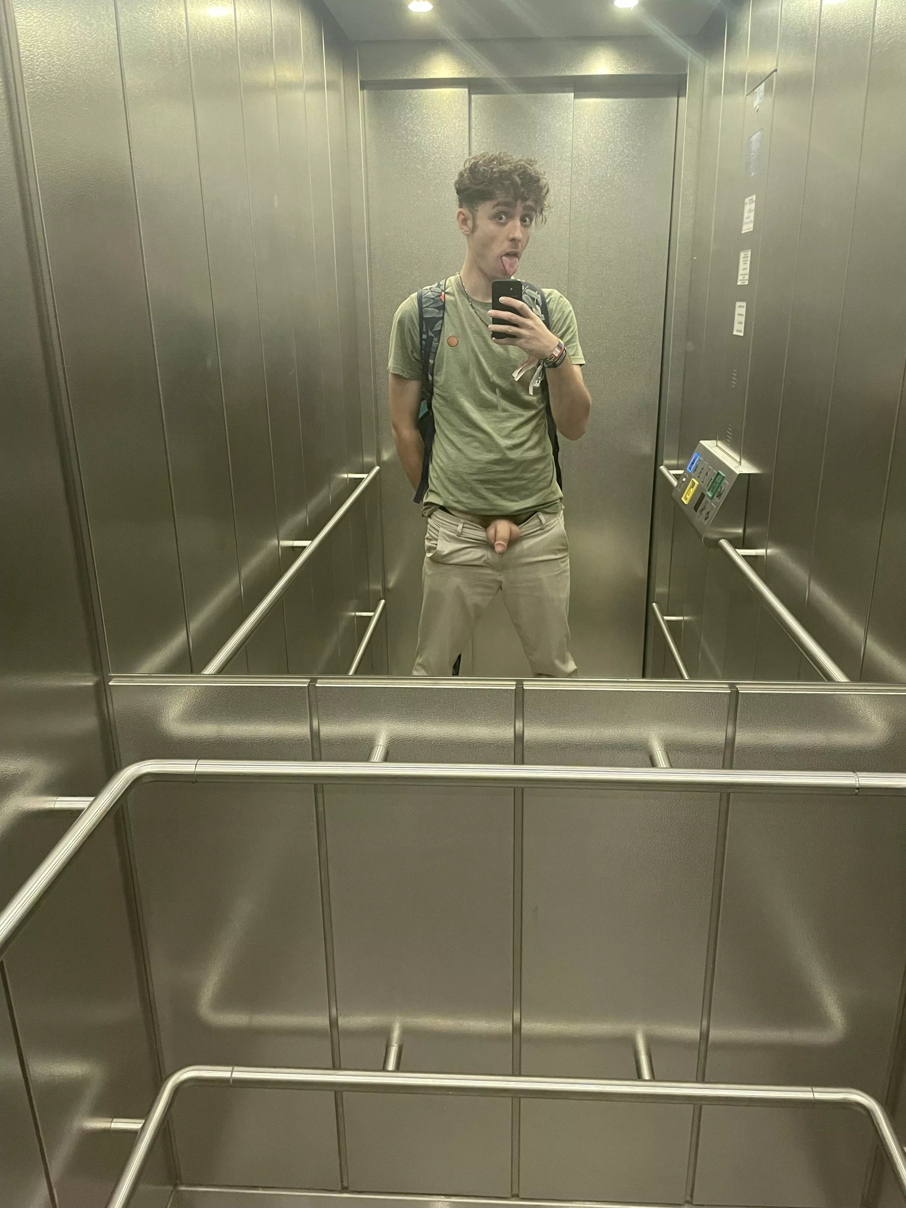 [22] Always need to do this in an elevator posted by thatboiii-chris