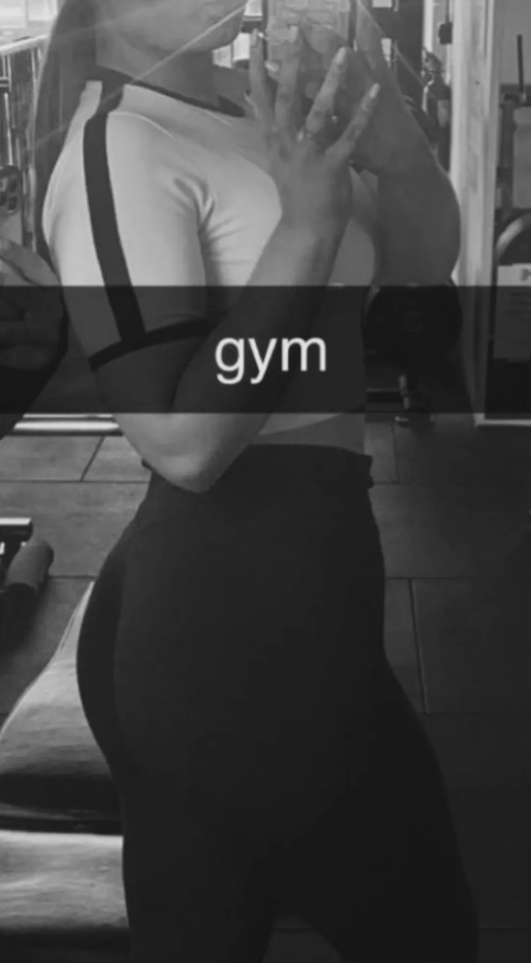 between my cheeks at the gym x posted by HornyLittleSlutt_