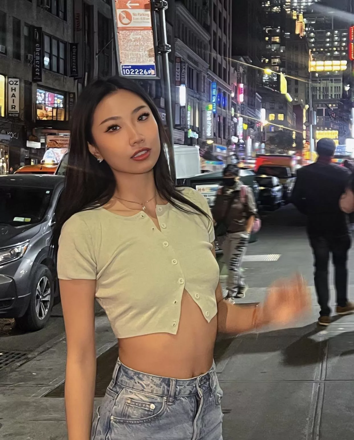 Button up crop posted by throwaway7281648