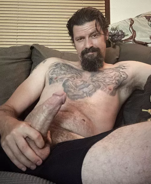 Come sit on my lap and tell me what you need. by BikerBeau