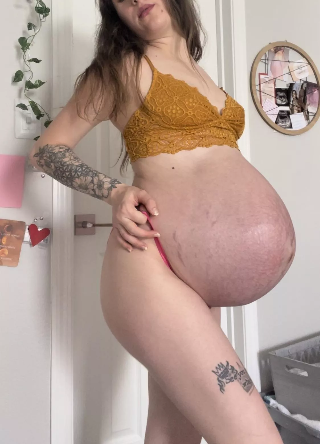 how does my pregnant belly make you feel? posted by mysticfaeriexo