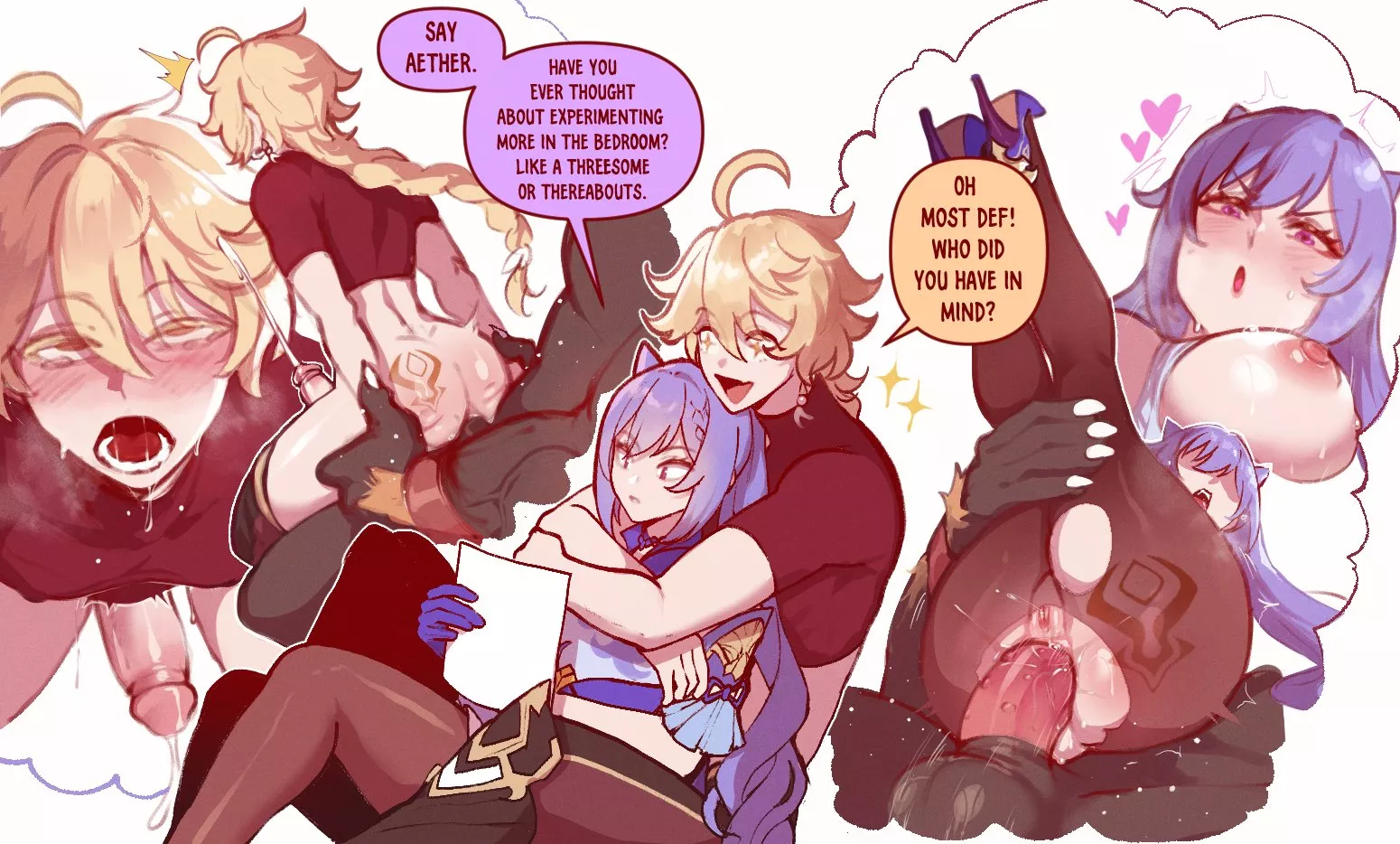 They both want it (@ThiccWithaQ) posted by MxSummer