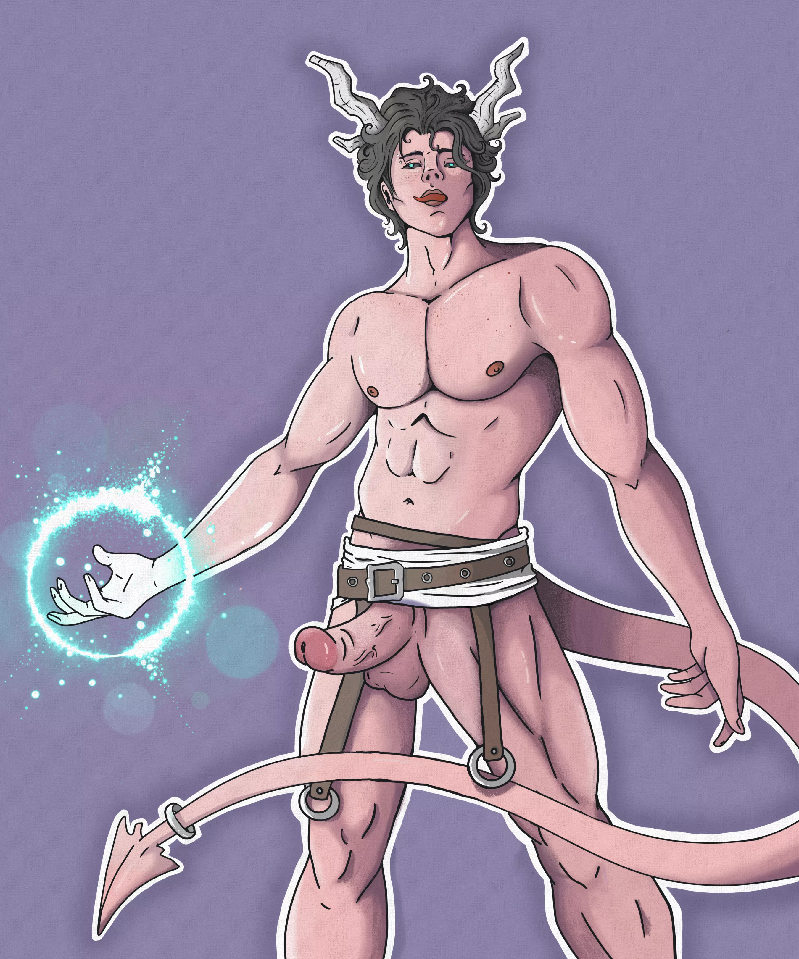 Tiefling Cleric (by Eldriwitch) posted by Eldriwitch