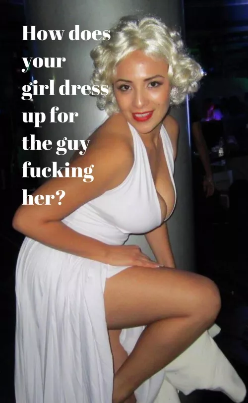 Your wife’s boyfriend likes her to dress up and role play. She’s more than happy to oblige because she knows he’ll fuck her better. by Dramatic_Annual4192