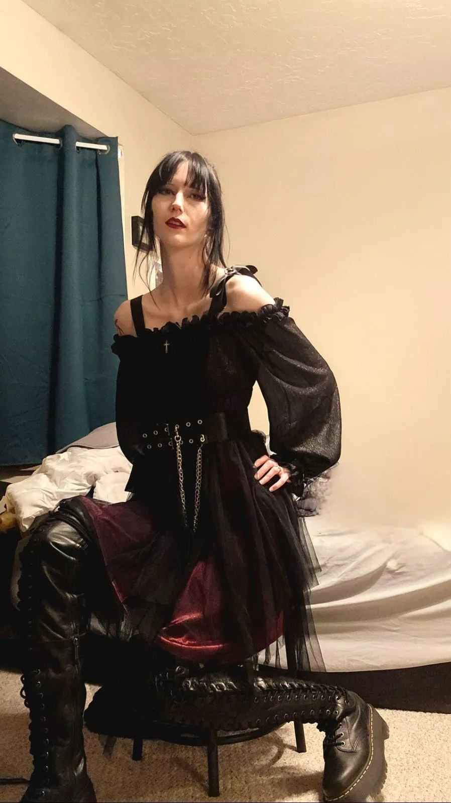 Concert fit for this weekend! I don't get to wear these enough lol posted by ViolaVixene