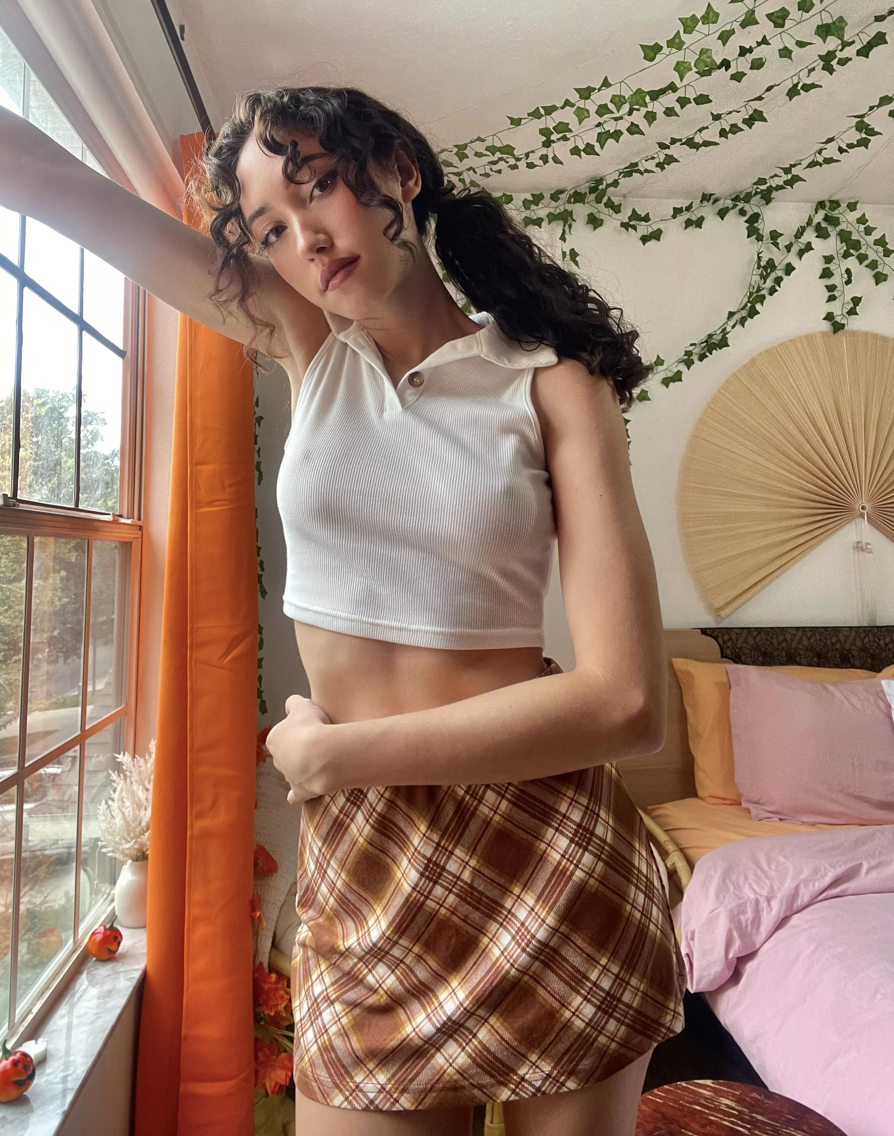 Couldn’t find a bra before class today 🤷‍♀️ posted by Miabellerina