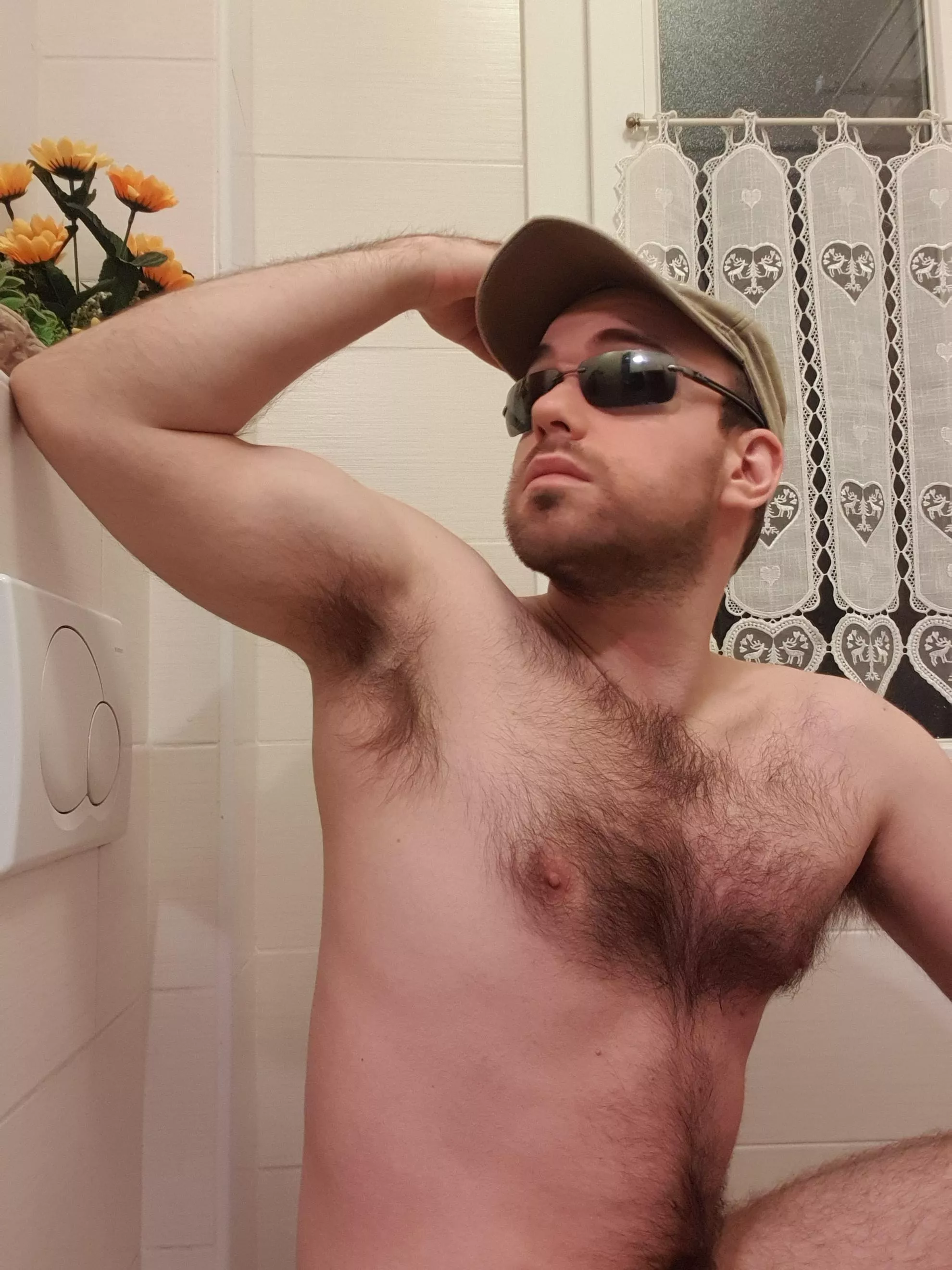 Do you like the hair union from my chest to the armpits? posted by Naughty_Alex1