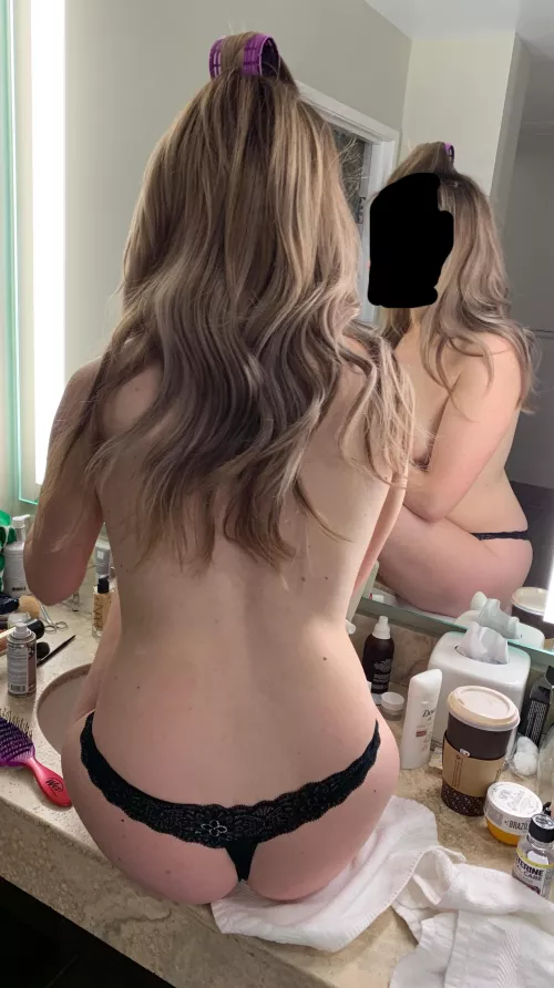 GF’s black lace thong by PersimmonWest9330