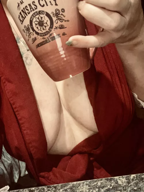 I took a little extra time this morning to enjoy the warmth in my belly. 😏☕️😉 by Psychological_Key237