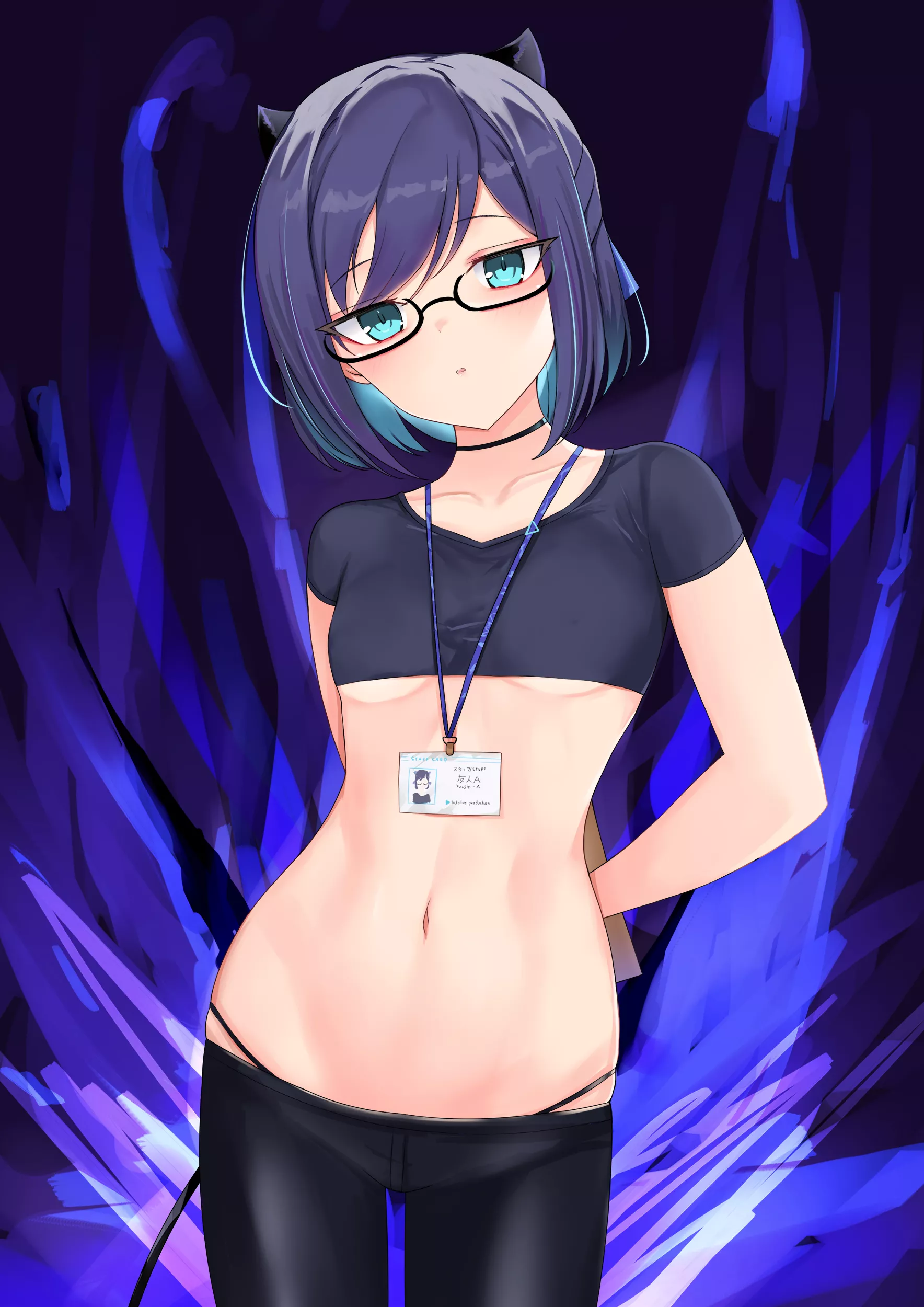 mini top A-chan (@rifu_)[Hololive] posted by iowess