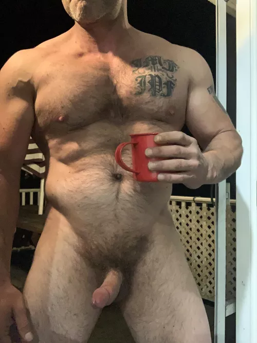 Morning coffee ☕️ came out strong today by Werewolf4848