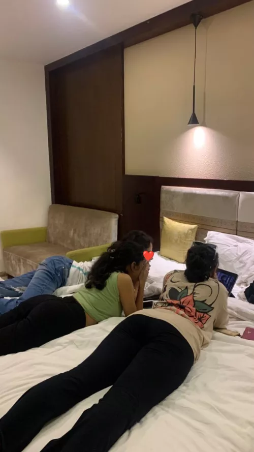 My roomies always leave me and vaishnavi behind while watching a movie by assisfatt6