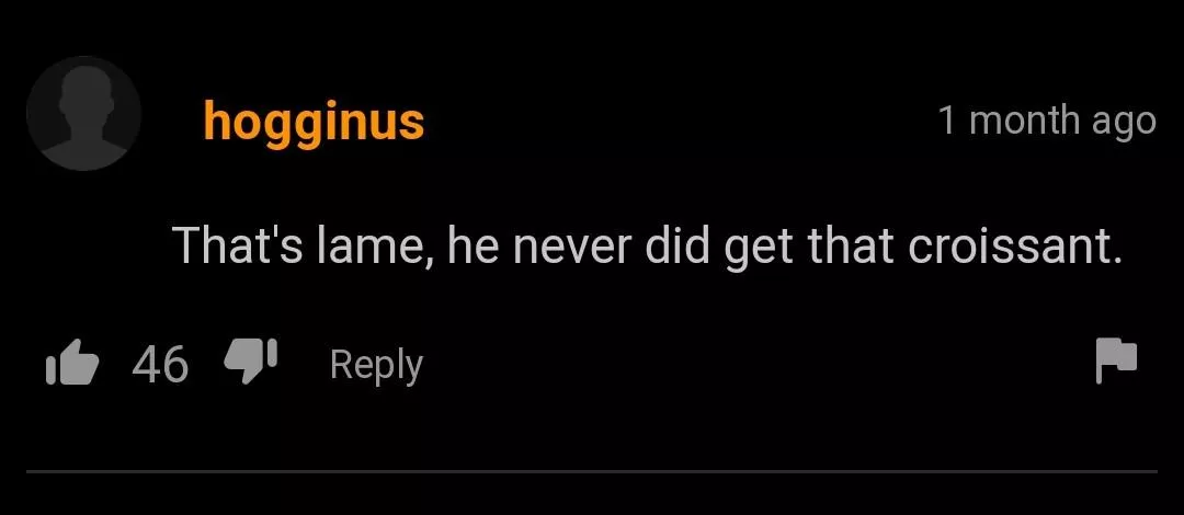 The croissant posted by 100kg_db